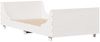 vidaXL Massivholzbett ohne Matratze Weiß 75x190 cm Kiefernholz 850792 Bild 3