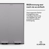 Klarstein EcoVista Mülleimer - 60L Abfalleimer mit 2 Fächern & 3L Kompostbehälter, Soft-Close, Edelstahl, Küchen-Abfalleimer, Mülltrennsystem Bild 4