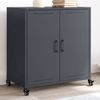 Sideboard, Kommode Anthrazit 68x39x72 cm Stahl j934p Bild 2