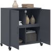 Sideboard, Kommode Anthrazit 68x39x72 cm Stahl j934p Bild 5