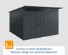 Hörmann EcoStar Euroline Gerätehaus Pultdach 310 x 310 Anthrazitgrau 1-flg Bild 2