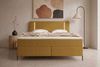 Boxspringbett Titan - Samtstoff - gold - 200x200 cm Bild 3