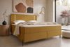 Boxspringbett Titan - Samtstoff - gold - 200x200 cm Bild 2