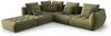 Micadoni Ecksofa Bloom 5-Sitzer Links Samt Hellgrün Bild 2