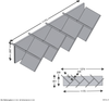 vidaXL FMD Geometrisches Bücherregal Eiche-Optik [436994] Bild 4