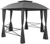 vidaXL Gartenpavillon mit Vorhängen Sechseckig 360x265 cm 44766 Bild 2