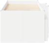 vidaXL Loft Bettgestell mit Schrank 3 Stk. Weiß Holzwerkstoff 3423398 Bild 4