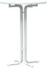 vidaXL Bartisch Weiß Ø80x110 cm Holzwerkstoff und Stahl 4008304 Bild 2
