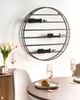 Wand-Weinregal ANNACOTTY Metall Schwarz Bild 3