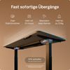 Desktronic HomeOne Elektrisch höhenverstellbarer Schreibtisch 160x80cm Schwarz/Grau mit Memory-Funktion, Anti-Kollisions Technologie, USB-A und USB-C-Ladeanschlüssen Bild 3