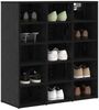 vidaXL Schuhschrank mit Regal Schwarz Eichen-Optik 77,5 x 30 x 83,5 cm 875217 Bild 3