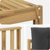 vidaXL Outdoor-Sofagarnitur mit Kissen 6 pcs Weiß und Anthrazit 3386056 Bild 5
