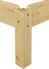 Kurzes Stapelbett 90x190 stapelbare Liege Kiefer Massivholzbett V-60.48-09-190ohne Zubehör Bild 4