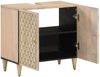 vidaXL Waschbeckenunterschrank 62x33x58 cm Massivholz Mango 358267 Bild 2