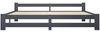 vidaXL Massivholzbett Dunkelgrau Kiefer 200x200 cm 322025 Bild 4