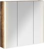 vidaXL Badezimmerspiegelschrank Geräucherte Eiche 73,5 x 15,5 x 70 cm 889259 Bild 2