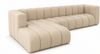 Kaiser Möbel Ecksofa Moderne aus Veloursstoff Salvador Grand L 318 cm, Ecksofa, Tiefe Sitzflächen,Premium-Velours Salvador,Design Soft-Cube Bild 2