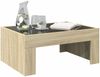 Couchtisch, Sofatisch mit Infinity-LED Sonoma-Eiche 70x50x30 cm Bild 5