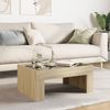 Couchtisch, Sofatisch mit Infinity-LED Sonoma-Eiche 70x50x30 cm Bild 4