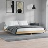 vidaXL Bettgestell ohne Matratze Sonoma-Eiche 200x200 cm Holzwerkstoff 832112 Bild 3