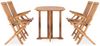 vidaXL 5-tlg. Garten-Essgruppe Klappbar Massivholz Teak 3059975 Bild 2