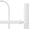 vidaXL Gartenzaun 4 pcs Weiß 6,8 x 1 m Pulverbeschichteter Stahl 3334085 Bild 4