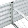 vidaXL Garten-Hochbeet 240x80x44 cm Verzinkter Stahl Silbern 45518 Bild 5