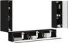 vidaXL TV-Schrankset Wandmontiert 4 pcs Schwarz Holzwerkstoff 3409043 Bild 3