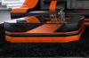 Couchtisch Turino - Büffelleder - schwarz-orange Bild 3