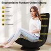 COSTWAY Relaxsessel, Bodenstuhl 360° drehbar, klappbar, verstellbar Bild 3