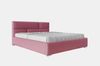 99rooms Narcisa Polsterbett Velours JASMINE Lila 200x200 cm mit Bettkasten Bild 3