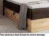 MEBLINI Boxspringbett LOFTY 12 120x200 cm mit Bettkasten – H4/Dunkelbraun Samt Polsterbett - Doppelbett mit Topper & Taschenfederkern-Matratze Bild 5