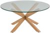 Actona 'Heaven' Couchtisch, Glas/ Holz, 40 x 82 x 80 cm Bild 2