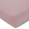 ESTELLA Spannbetttuch Zwirnjersey | rosa | 100x200 cm | passend für Matratzen 90-120 cm (Breite) x 200-220 cm (Länge) | trocknerfest und bügelfrei | 97% Baumwolle 3% Elastan Bild 3