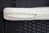 2er-Set Poly-Rattan Gartensessel Halden, Korbsessel ~ anthrazit, Kissen creme Bild 5