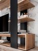 99rooms Emo Wohnwand Wotan Eiche Schwarz Matt Bild 4