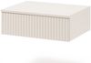 Beautysofa Nachttisch SOFT Hängend, Rillenfronten mit Push-to-Open (In der trendigen Farbe Kaschmir), Breite: 50 cm Bild 2