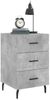 vidaXL Nachttisch Betongrau 40x40x66 cm Holzwerkstoff 827680 Bild 3