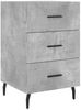 vidaXL Nachttisch Betongrau 40x40x66 cm Holzwerkstoff 827680 Bild 2