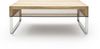 Couchtisch >HILARY< Glasablage, Eiche, Massivholz - 110x39x70cm (BxHxT) Bild 5