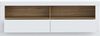 Lowboard >LEFKADAS< 2 Schübe, Weiss / Mauvella Eiche Dekor - 175,4x61,6x41,4cm (BxHxT) Bild 4