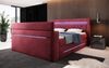 Boxspringbett Pluto mit TV Lift, RGB und Stauraum 160x200 Rot H3 (70-100kg) Bild 3