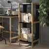 Standregal Elvia Schwarz 40 x 107 cm Vicco Bild 3