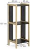 Standregal Elvia Schwarz 40 x 107 cm Vicco Bild 2