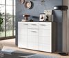 Sideboard Rumba in weiß Hochglanz und grau 120 cm Bild 5