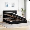vidaXL Aufbewahrungsbett mit Matratze Schwarz 180 x 200 cm Samt 3371987 Bild 4