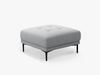 Micadoni Hocker Bemy 1-Sitzer Samt Grau Bild 2