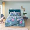 Estella Bettwäsche Alice 4821 581 Blautanne Mako Satin 155 x 220 + 80 x 80 cm Bild 5