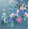 Estella Bettwäsche Alice 4821 581 Blautanne Mako Satin 155 x 220 + 80 x 80 cm Bild 3