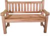 Teakholz Gartenbank ANTWERPEN 2 Sitzer 130cm Bild 1
